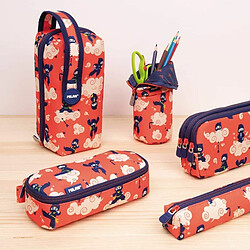 Avis Milan Trousse Triple Ninjutsu - Marine/Rouge