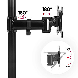 Duronic DM25D1 - Support écran PC sur socle pas cher