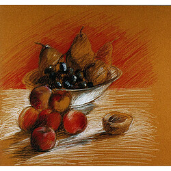 Arrow Conté à Paris Croquis Crayon Sanguine/Sépia