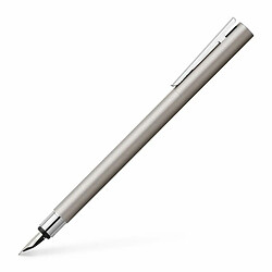 Faber-Castell Neo Slim Stylo Argenté Mat
