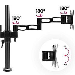 Duronic DM352 BK - Support de moniteurs pas cher