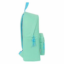 Safta Cartable Turquoise Cartable enfant - Polyester 300D - Fermeture éclair - 33 x 42 x 15 cm