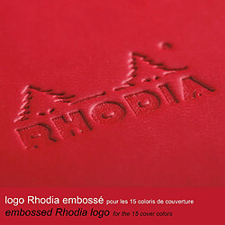 Avis Rhodia 118633C Carnet Rigide Coquelicot A6