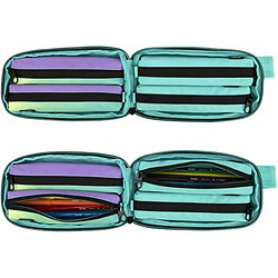 Avis Milan Trousse Scolaire avec Accessoires Sunset Vert