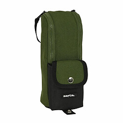 Safta Trousse Écolier Dark Forest - Noir Vert