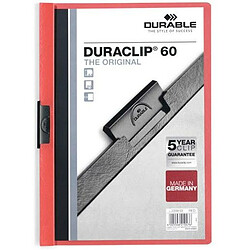 Durable Dossier Duraclip 60 - Rouge Transparent