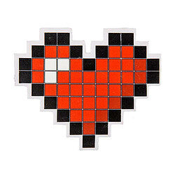 Youdoit Gomme géante coeur pixel