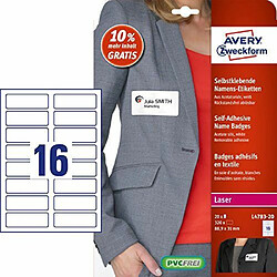 Avery Zweckform Étiquettes Nom L4783