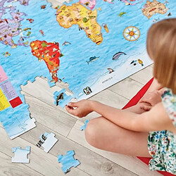 Orchard toys Puzzle carte du monde 150 pièces pas cher