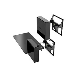 Acheter Meliconi étagère murale Ghostcubes Shelf - Noir