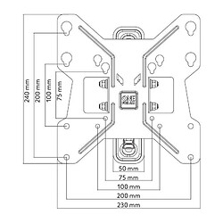 Avis One for all support mural écran - Noir