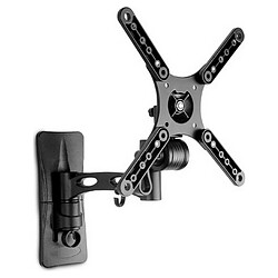Tm electron Support mural TV pivotant - Noir