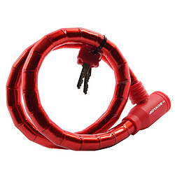 Avis Dunlop Antivol clé vélo Rouge