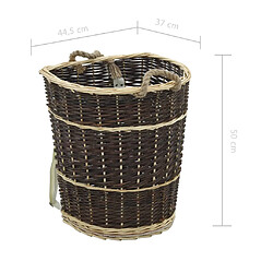 vidaXL Sac à dos bois chauffage pas cher