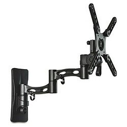 Tm electron Support TV mural pivotant - Noir