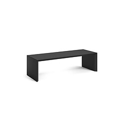 Nordica Banc pour poêle à bois Dante - Noir Banc pour poêle à bois - 149 x 47 x 55 cm - Compatible Nordica Dante