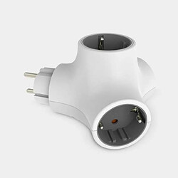 KSIX Rallonge 3 Prises MOLECULE - Blanc