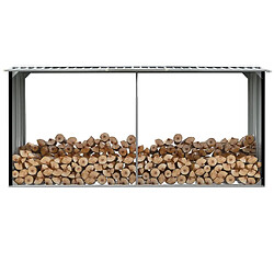 vidaXL Abri de stockage bois - Anthracite