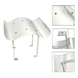 vidaXL Capot de cheminée - Acier inoxydable