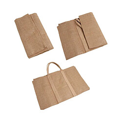 Acheter Aubry Gaspard Sac à bûches en jute naturel