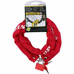 Dunlop antivol vélo - 90 cm - Rouge