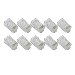 METRONIC Lot de 10 Fiches RJ45 Mâles
