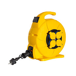 Ledkia Enrouleur Automatique 15m - Jaune