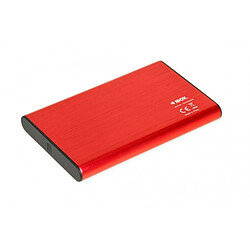 Ibox HD-05 Boîtier Externe - 2,5" - USB 3.2 - Rouge - Compatible Linux/Mac/Windows