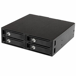 Startech SATSASBP425 Rack de rangement - Aluminium - SATA 2.5" - Verrouillable