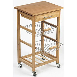 Desserte petit modèle bambou massif - 00013 - Roma - DM CREATION