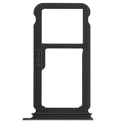 Avizar Tiroir Support Carte SIM + Micro-SD Huawei P10 Plus - Noir