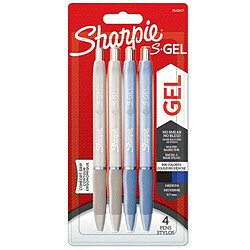 Sharpie Stylos S-Gel Multicouleur - 4 pièces