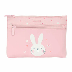 Safta Trousse d'écolier Bunny Lapin Rose