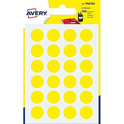 Avery Pastilles adhésives Ø15 mm - Blanches