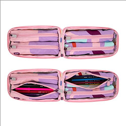 Milan Trousse d'écolier Animals Violet