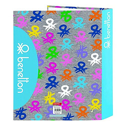 Reliure à anneaux Benetton - Multicouleur