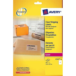 Avery L7567-25 - Transparentes