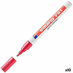 Edding Marqueur permanent 751 Rouge