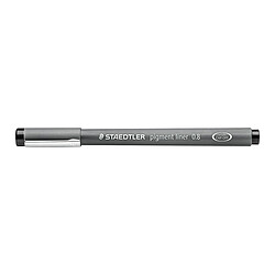 Staedtler Feutres Pigment Liner 308 Noir - Lot de 10