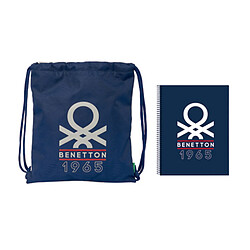 Benetton Varsity - Gris/Bleu Marine