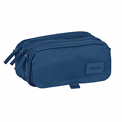 Safta Trousse Fourre-Tout Triple - Blue marine
