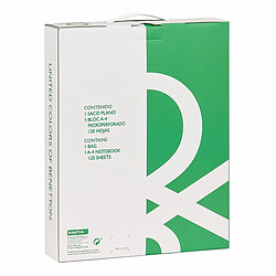 Benetton Ensemble de Papeterie Silver A4