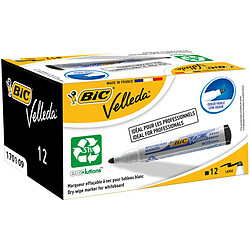 Bic Velleda Ecolutions 1701 - Noir - 12 unités