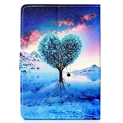 Avis Etui PU Arbre Coeur iPad Mini - Multicolore