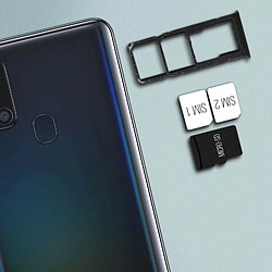 Avis Avizar Samsung Galaxy A21s - Tiroir Carte SIM - Noir