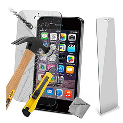 htdmobiles Film Verre Trempé iPhone SE Protection écran - Verre trempé - Facile à poser - Inclus lingette microfibre