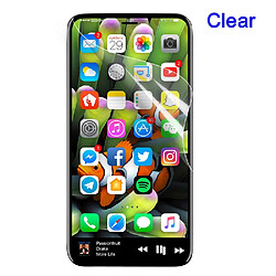 iPhone X - Noir Protecteur écran en verre trempé pour iPhone X - HD clair
