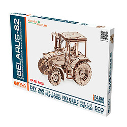 Youdoit Tracteur 3D en Bois 28 cm