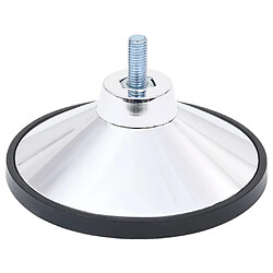 vidaXL Pieds baby-foot - Chrome - 4 pièces