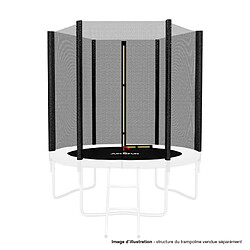 Jump4fun Filet de trampoline 6 perches - 6 ft
